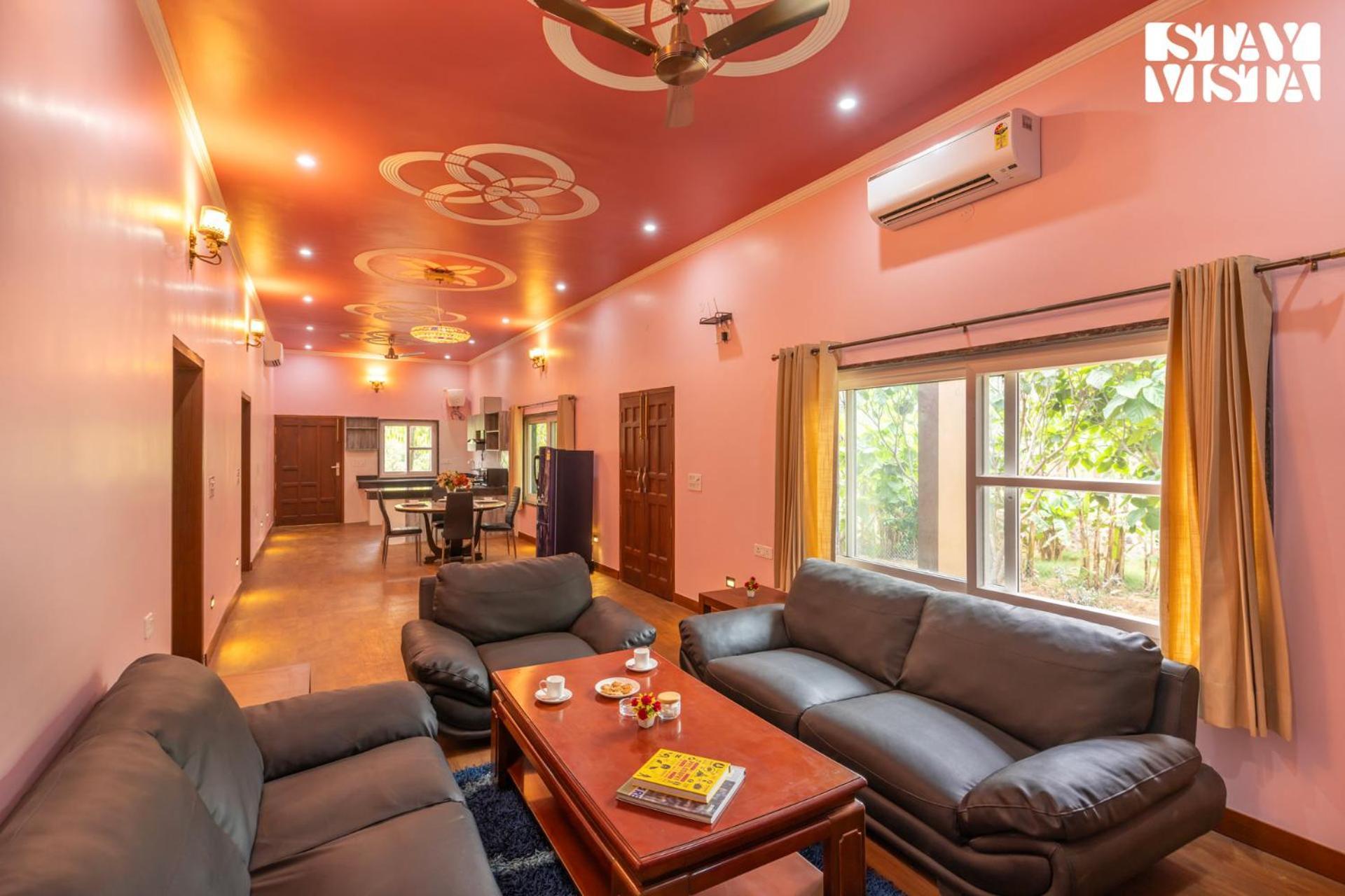 Stayvista At Maple Farms With Pool, Bbq & Bonfire Sohna Exteriér fotografie